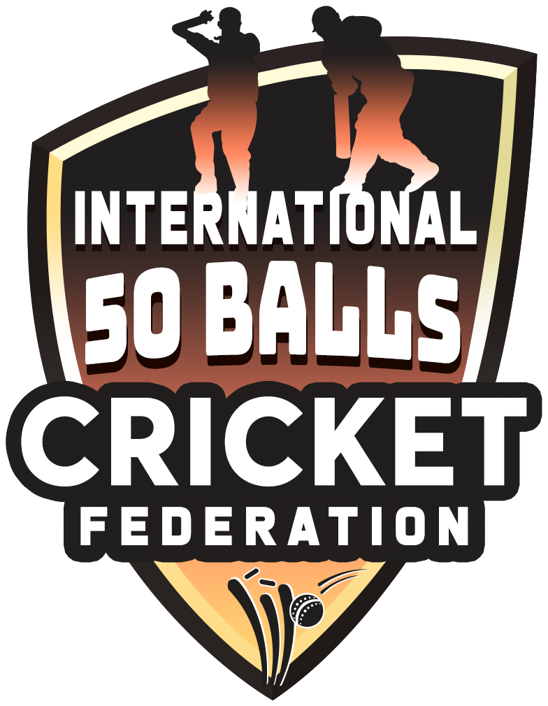 International 50-Balls Cricket Federation Logo